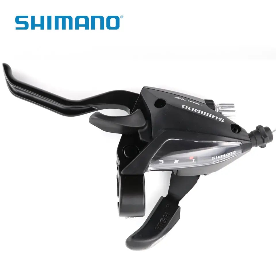 Alavanca do travão e do desviador Shimano ST-EF500 V-Brake 21 Velocidades para Bicicletas MTB