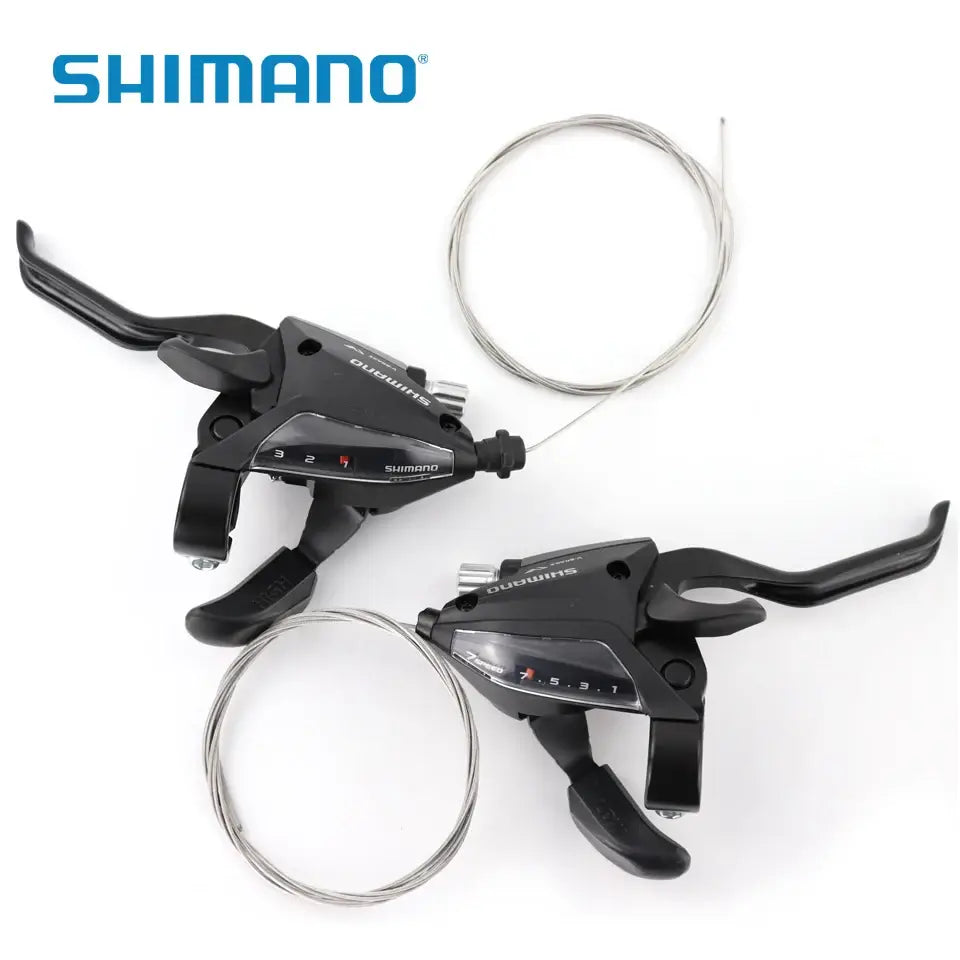 Alavanca do travão e do desviador Shimano ST-EF500 V-Brake 21 Velocidades para Bicicletas MTB