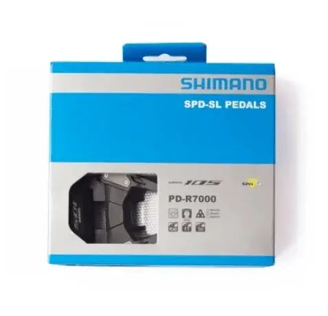 Pedais Shimano 105 PD R7000/R8000 - Pedais de Carbono Autolock para Bicicletas de Estrada