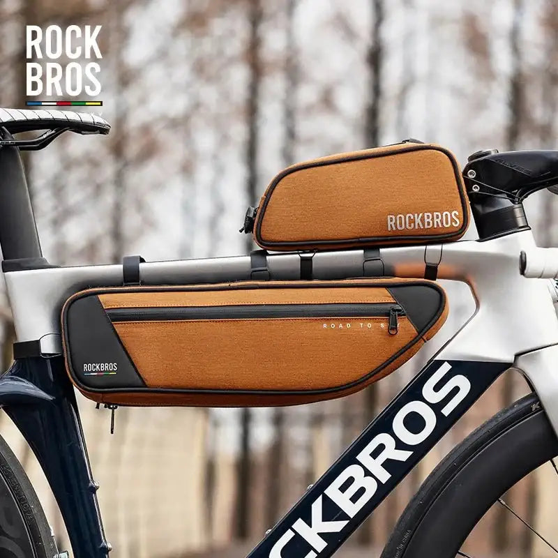 Bolsa de Quadro ROCKBROS Road To Sky - Alta Capacidade para Ciclismo em Longas Distâncias - Bolsa e bags