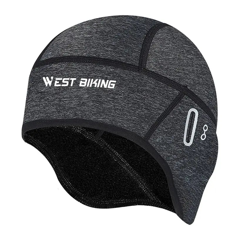 Chapéu Touca de Inverno WEST BIKING com Forro de Fleece – Ciclismo, Corrida e Esqui - Dinobike