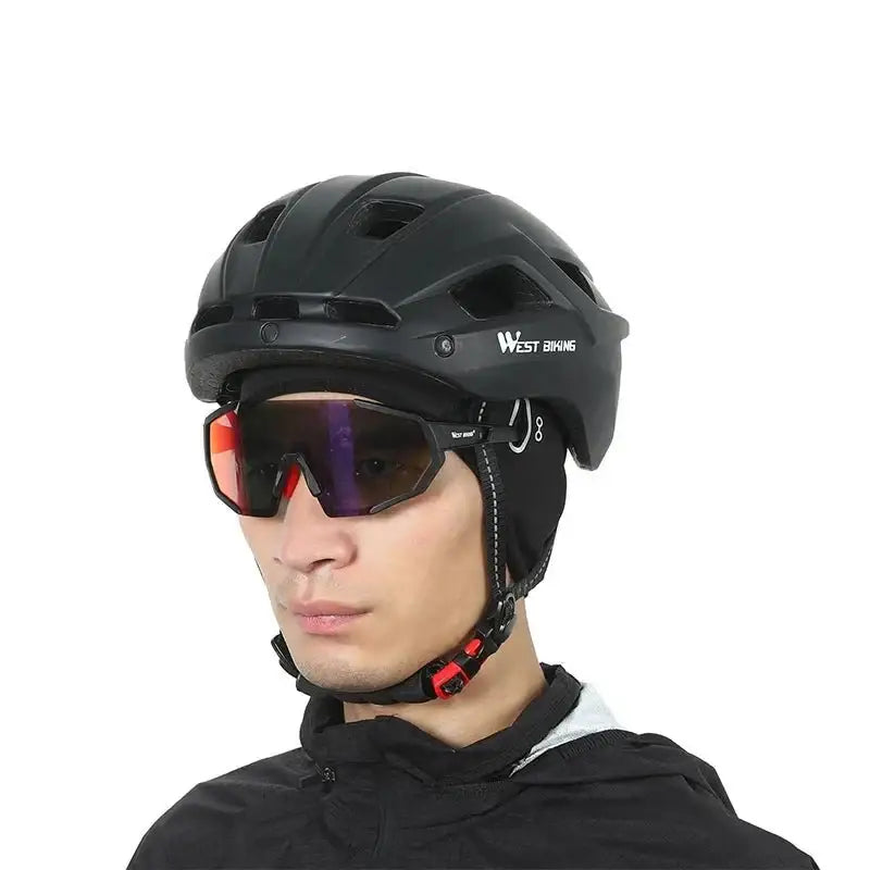 Chapéu Touca de Inverno WEST BIKING com Forro de Fleece – Ciclismo, Corrida e Esqui - Dinobike