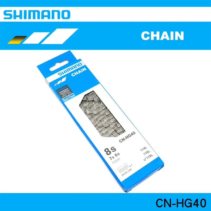 Corrente Shimano CN HG40 6/7/8 Speed Chain 116L for ROAD Bike - HG40