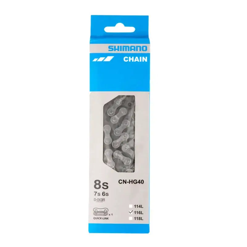 Corrente Shimano CN HG40 6/7/8 Speed Chain 116L for ROAD Bike - HG40