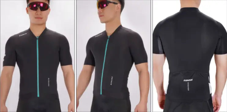 Jersey de Ciclismo Vividness Pro - Ajuste Justo Respirável e de Secagem Rápida