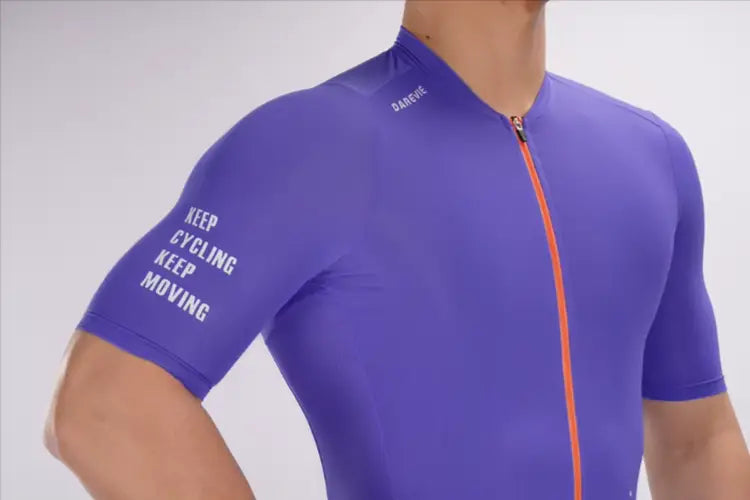 Jersey de Ciclismo Vividness Pro - Ajuste Justo Respirável e de Secagem Rápida