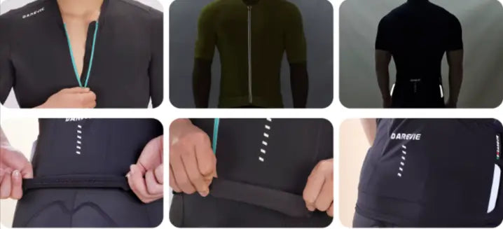 Jersey de Ciclismo Vividness Pro - Ajuste Justo Respirável e de Secagem Rápida