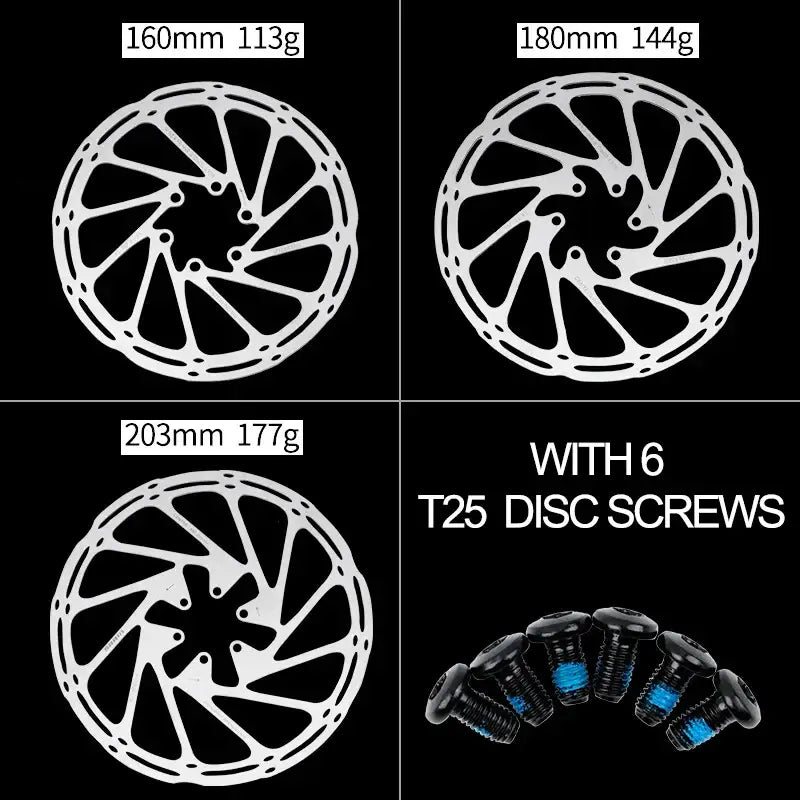 Disco de Travão SRAM Avid Centerline 180/203mm com Caixa e Parafusos T25 - 180 203mm - Disco de travão