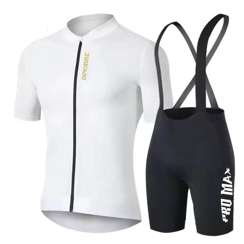 Equipamento de Ciclismo Dinobike Pro Max – Performance e Elegância - Branco / S