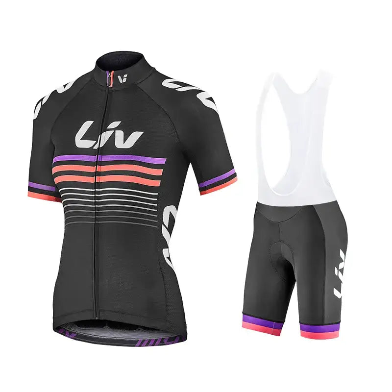 Equipamento de Ciclismo Feminino Verão – Conforto e Proteção com COOLMAX Gel - Conjunto Ciclismo Feminino