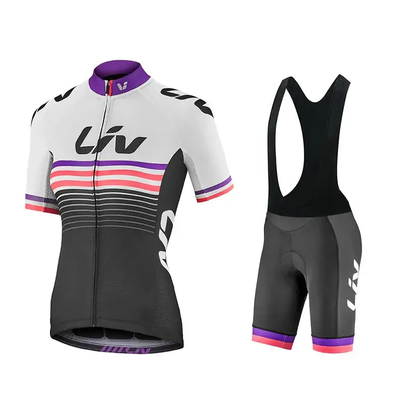 Equipamento de Ciclismo Feminino Verão – Conforto e Proteção com COOLMAX Gel - Conjunto Ciclismo Feminino