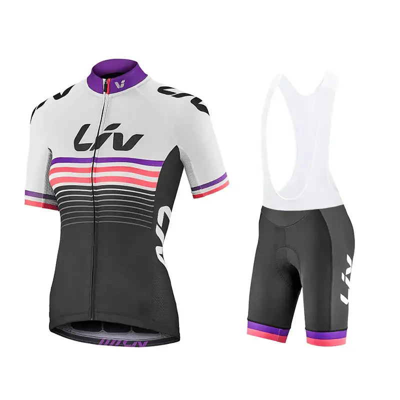 Equipamento de Ciclismo Feminino Verão – Conforto e Proteção com COOLMAX Gel - Conjunto Ciclismo Feminino