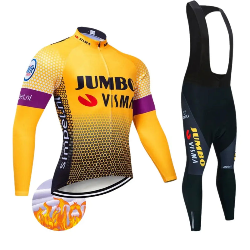 Conjunto de Ciclismo de Inverno EliteTech - Dinobike