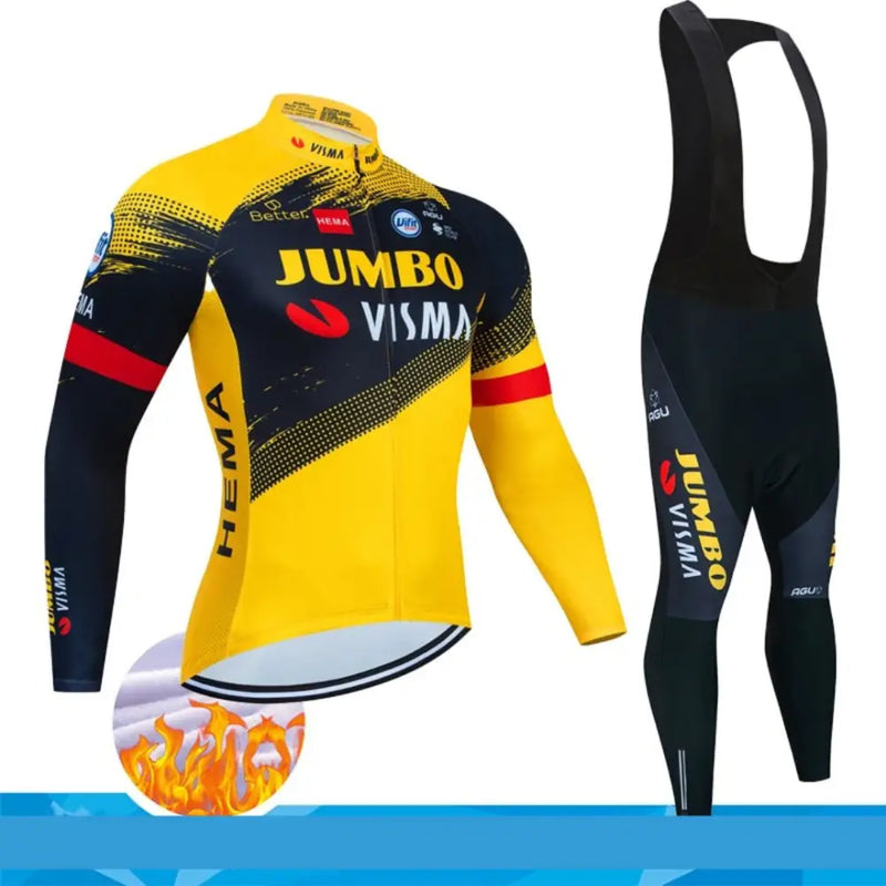 Conjunto de Ciclismo de Inverno EliteTech - Dinobike