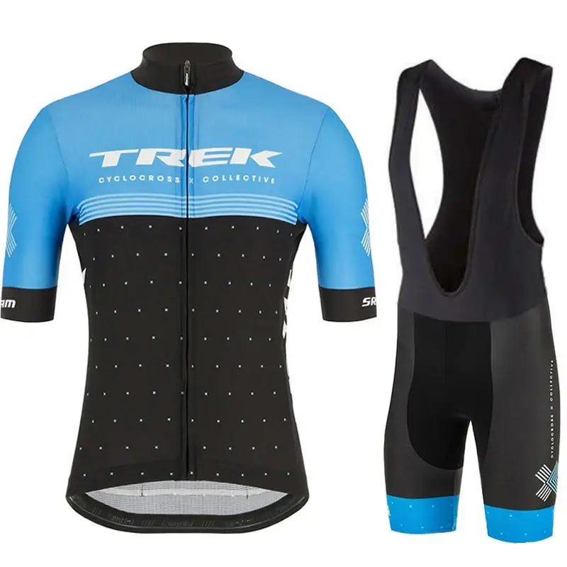 Equipamento de Ciclismo TREK Elite 2025 - Preto carvão com azul elétrico / XS