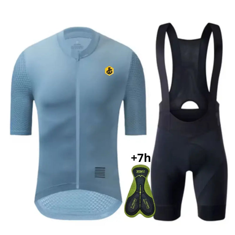 Equipamento DinoFit Cycling Apparel para Ciclistas que buscam Conforto e Desempenho! - Azul serenidade / S