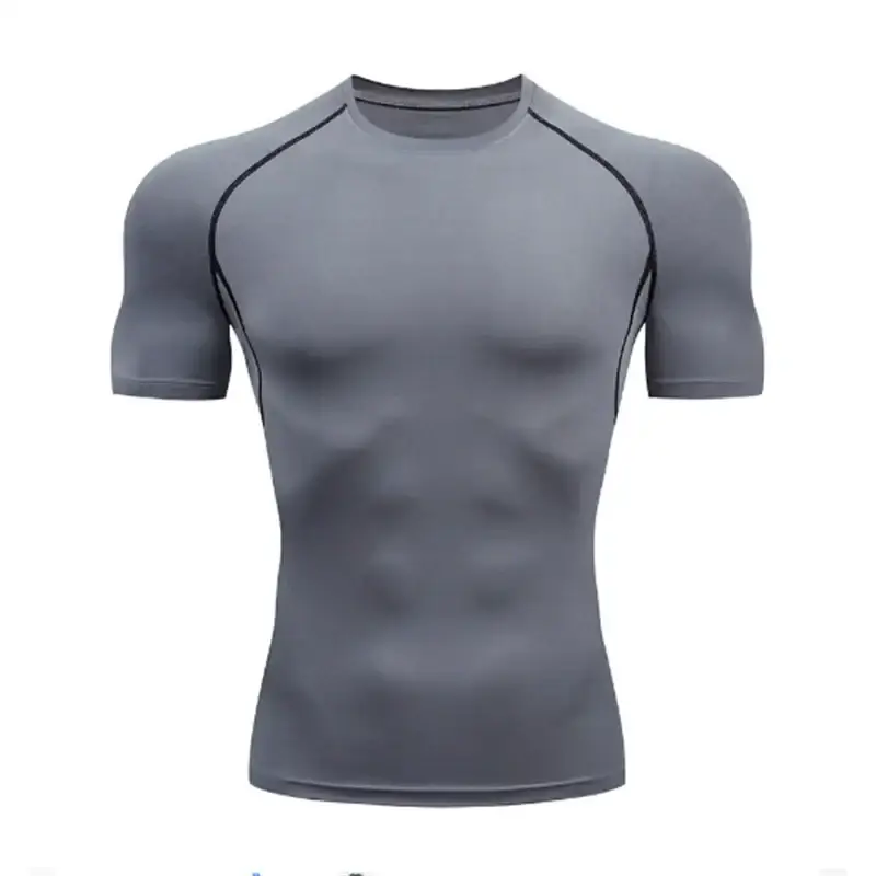 Fato de treino Fitness Masculino de Secagem Rápida e Respirável com Tecido Antissuor TAM - 3XL - Fato de treino fitness