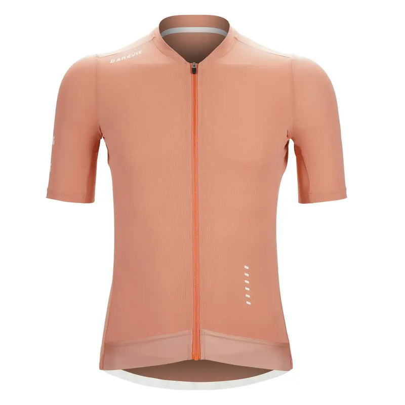 Jersey de Ciclismo Vividness Pro - Ajuste Justo Respirável e de Secagem Rápida - Rosa Pêssego / XL