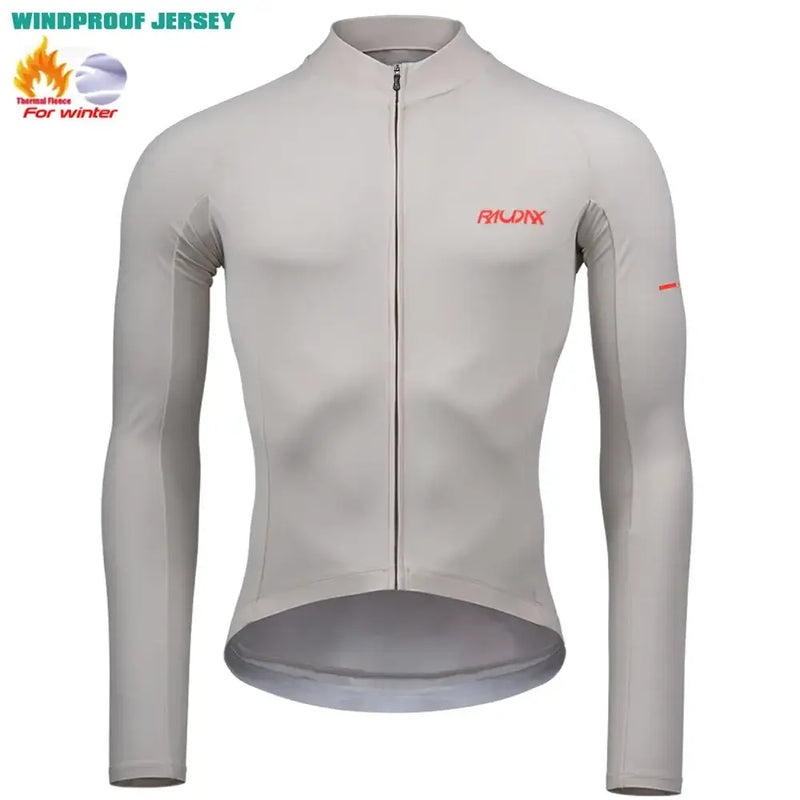 Conjunto de Roupa de Ciclismo Masculino de Inverno com Forro RAUDAX - 2024 - Dinobike