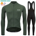 Conjunto de Roupa de Ciclismo Masculino de Inverno com Forro RAUDAX - 2024 - Dinobike