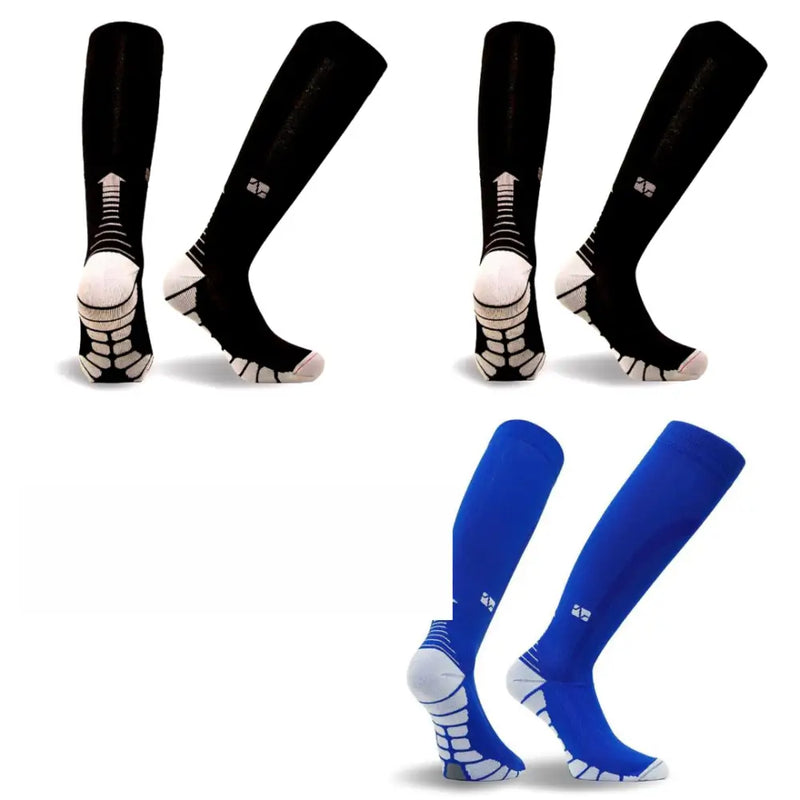 Kit de Meias FitStride Pro Compression - Dinobike