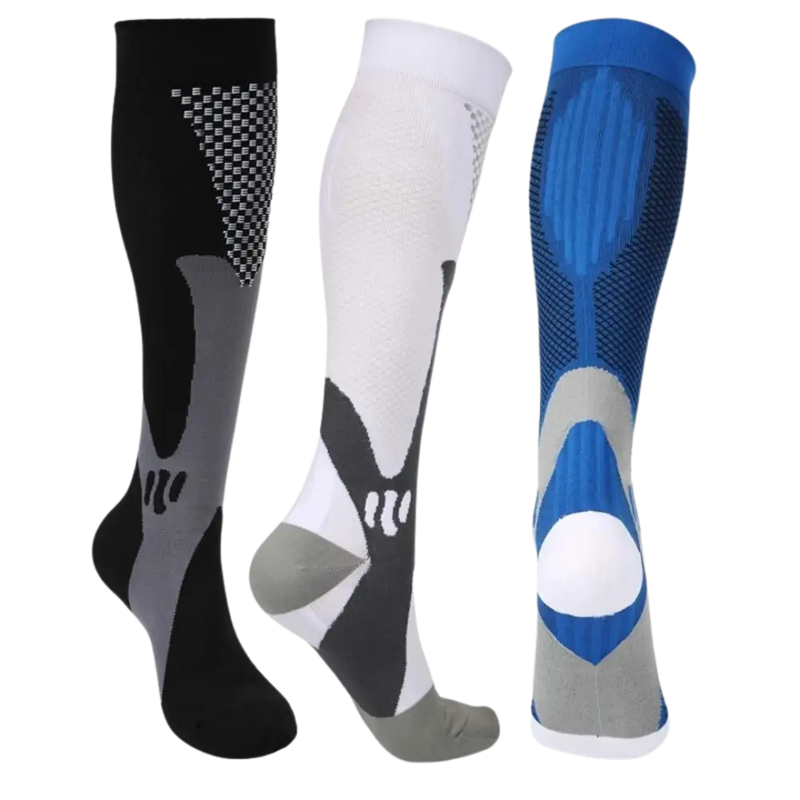 Kit de Meias FitStride Pro Compression - Dinobike