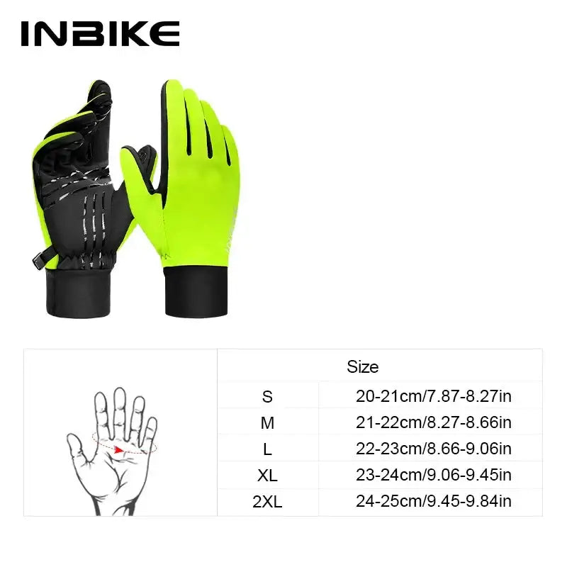 Luvas de Ciclismo de Inverno INBIKE – Proteção, Conforto e Tecnologia para Pedalar no Frio! - Dinobike