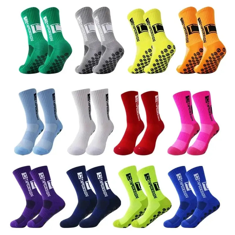 Meias DinoGrip Cycling Socks - Antiderrapantes e Quentes para Ciclismo - Meia de compressão