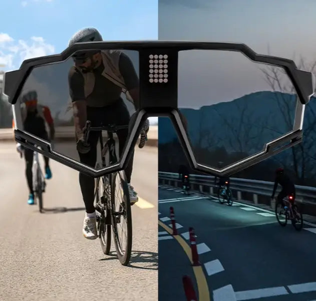 Óculos de Ciclismo Inteligentes ROCKBROS com Tecnologia de Mudança de Cor