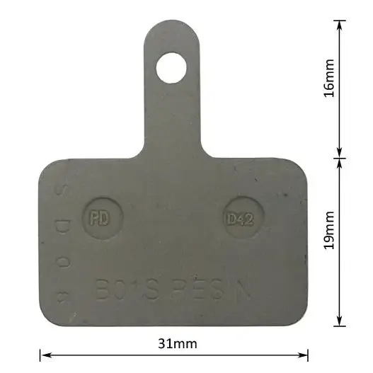 Pastilhas de Travão a Disco em Resina Shimano – 1 Par para MTB MT200 M485 M445 e Compatíveis - B01S 1 box