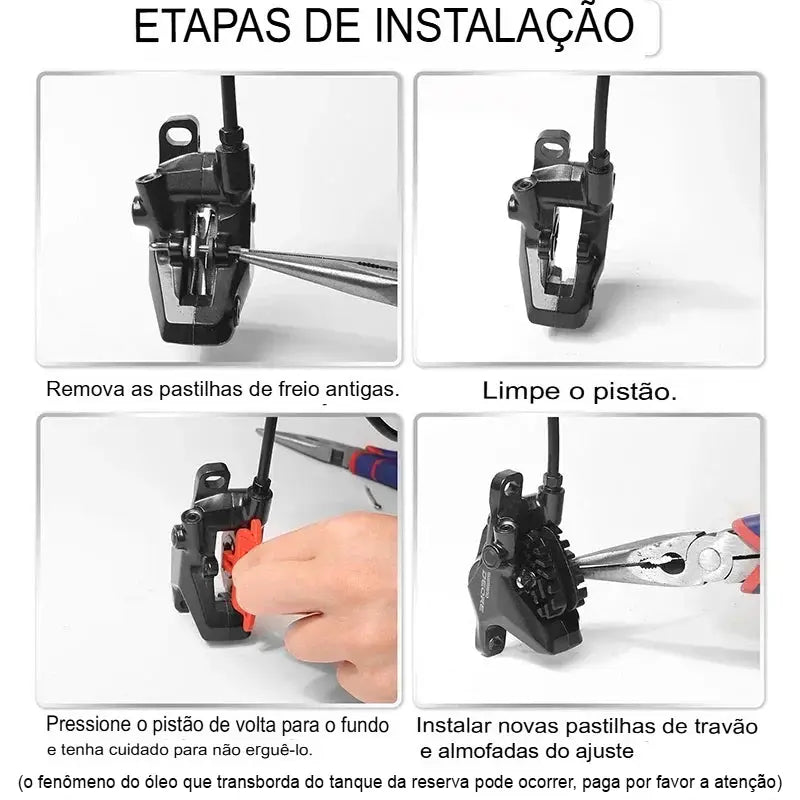 Pastilhas de Travão BUCKLOS Cerâmicas – 1 Par para MTB e Estrada Compatíveis com Shimano L05A N03A N04C - BL-01S