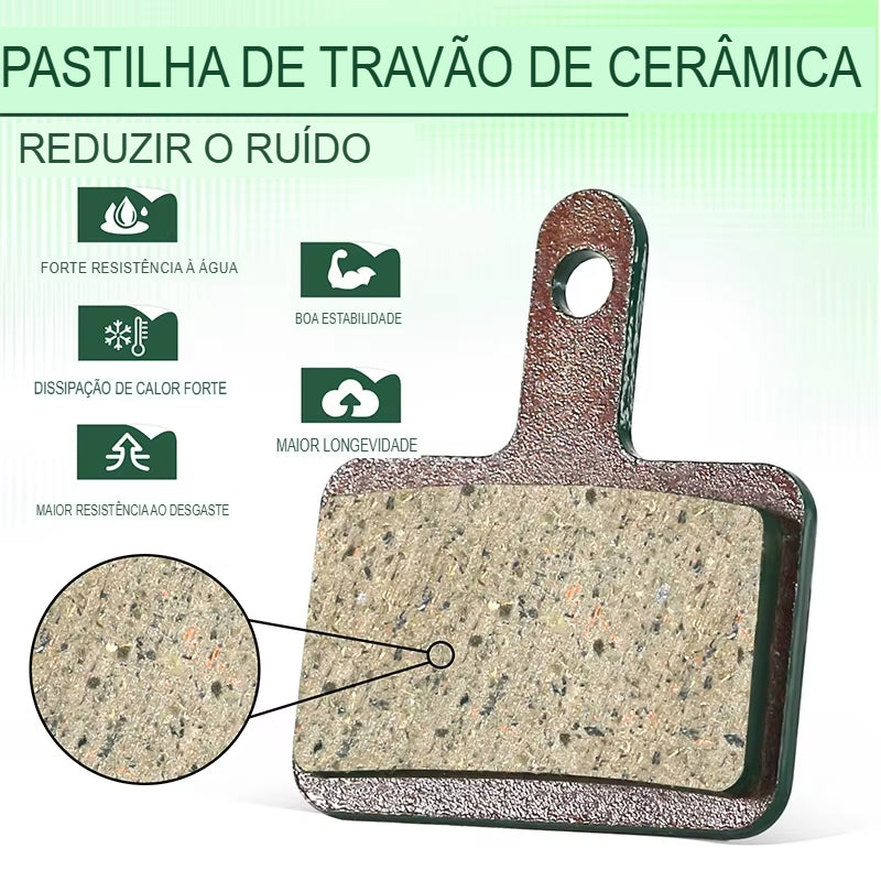 Pastilhas de Travão Cerâmicas – Disco Hidráulico MTB Para SHIMANO MT200