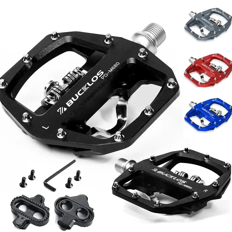 Pedais para Bicicleta de Montanha MTB Bike Pedal Dual Auto-locking SPD