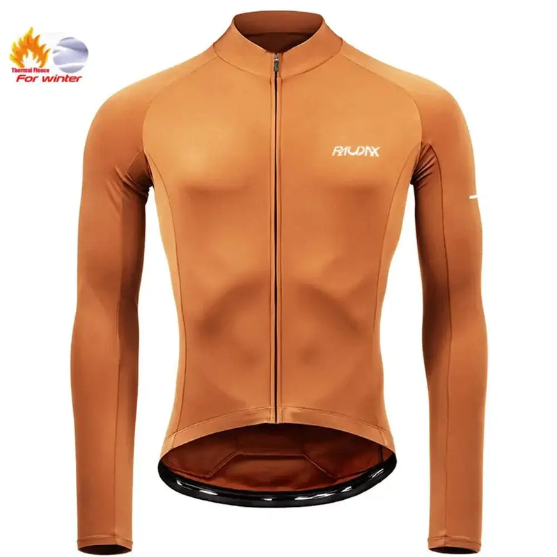 RAUDAX 2024 Camisola Mangas Longas Forro Térmico Ciclismo de Estrada - Dinobike