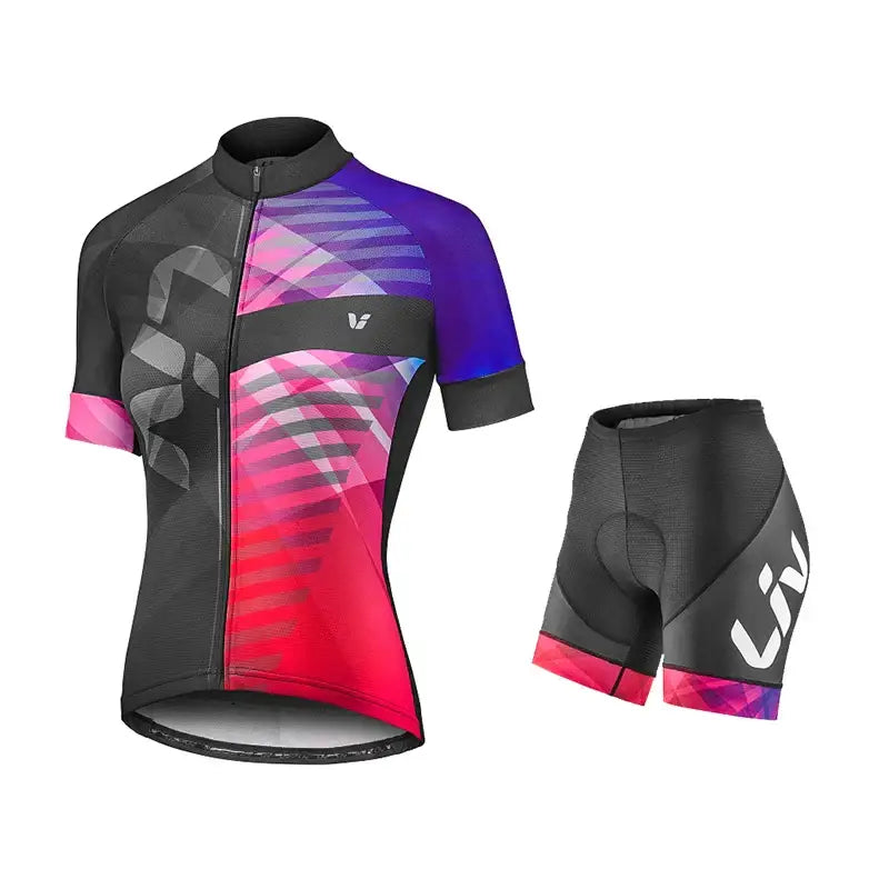 Roupa Ciclismo Feminina com Acolchoamento COOLMAX – Conforto e Resistência - Conjunto Ciclismo Feminino