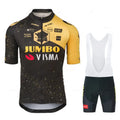 Conjunto de Ciclismo JUMBO VISMA Experimente o Triunfo nas Pedaladas - Dinobike