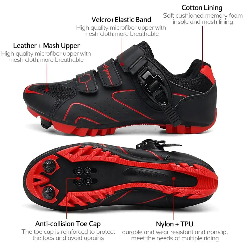 Sapatilhas de Ciclismo MTB para Homem e Mulher Sapatos BTT Premium - Sapatos e Tênis