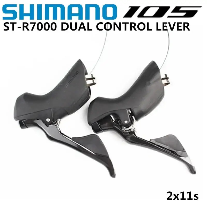 Shimano 105 R7000 - Alavanca de Controle Duplo 2x11 Velocidades para Bicicletas de Estrada - Manete de travão